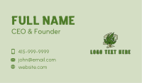 Smoking Marijuana Mascot Business Card Image Preview