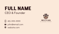 Dog Paw Pet Business Card Design