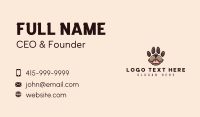 Dog Paw Pet Business Card Preview