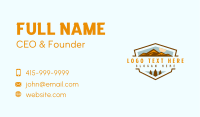 Sunset Mountain Journey Business Card Image Preview