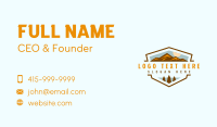 Sunset Mountain Journey Business Card Image Preview