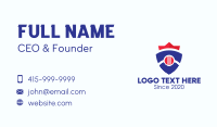 Baseball Team Shield Crest Business Card Image Preview