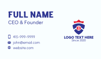 Baseball Team Shield Crest Business Card Preview