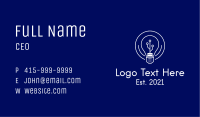 Light Bulb Technology Business Card Image Preview