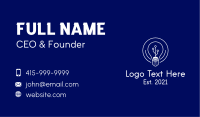 Light Bulb Technology Business Card Image Preview