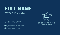 Chat Bot Communication Business Card Image Preview