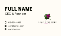 Alaska Prickly Rose Flower Business Card Preview