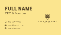 Viking Helmet Emblem Business Card Preview