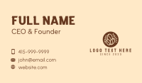 Coffee Bean Group Business Card Preview