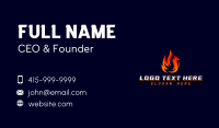 Fiery Bird Phoenix Business Card Image Preview