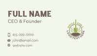 Nature Garden Shovel Business Card Preview