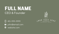 Vintage Organic Skincare Business Card Preview