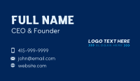 Business Arrow Wordmark Business Card Preview