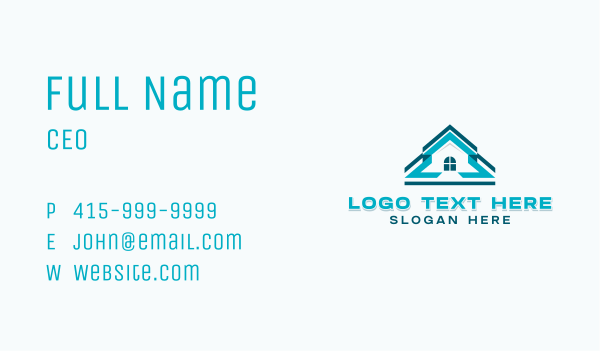 House Roof Maintenance Repair Business Card Design Image Preview