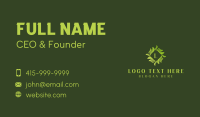 Nature Garden Leaves Business Card Preview