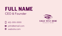 Eyelash Fashion Beautician Business Card Design