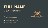 Woodworking Craft Tools Business Card Preview