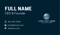 Tech Wave Firm Business Card Design