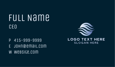 Tech Wave Firm Business Card Image Preview