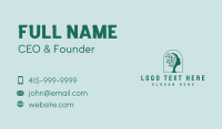 Tree Leaf Face Business Card Image Preview