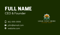 Chainsaw Timber Cutter Business Card Preview