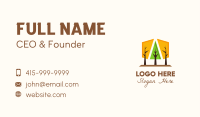 Geometrical Forest Park Business Card Image Preview