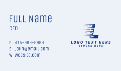 Express Business Letter L Business Card Image Preview