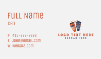Conga African Instrument Business Card Image Preview