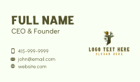 Vietnam Bamboo Plant Business Card Design