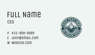 Subdivision Home Roof Business Card Image Preview