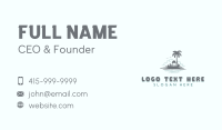 Island Beach Bungalow Business Card Preview