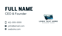 Mountain Glacier Montana Business Card Design