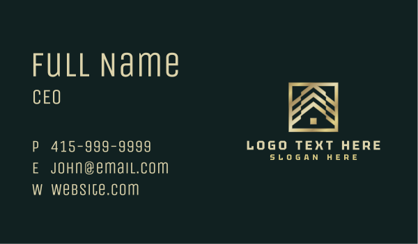 Roof Realtor Property Business Card Design Image Preview