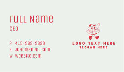 Happy Hamburger Sandwich  Business Card Image Preview