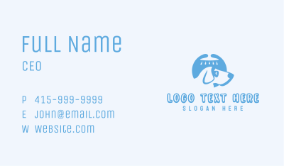 Pet Grooming Shower Business Card Image Preview