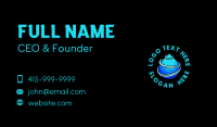 Blue Water Droplet Business Card Image Preview