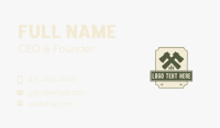 Axe Lumberjack Carpentry Workshop Business Card Image Preview