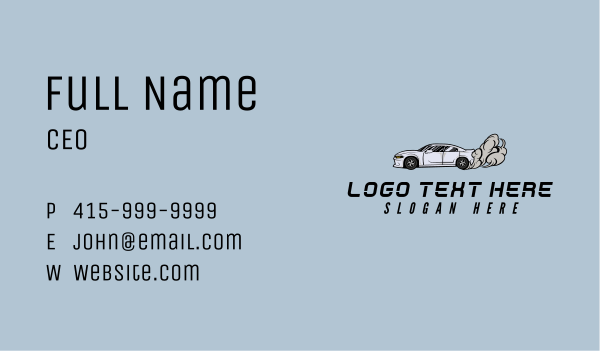 Racing Auto Mechanic Business Card Design Image Preview