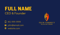 Flame Energy Fuel Business Card Image Preview