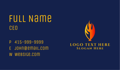 Flame Energy Fuel Business Card