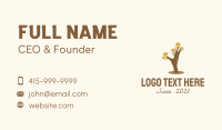 Hand Maple Tree  Business Card Image Preview