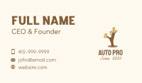 Hand Maple Tree  Business Card Image Preview