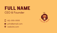 African Instrument Drum Business Card Image Preview