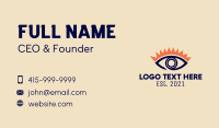 Eyelash Extension Eye  Business Card Design