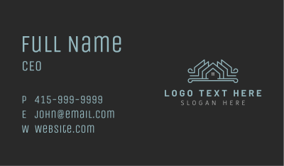 Home Roofing Property Business Card Image Preview