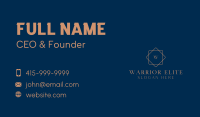 Classy Polygon Letter Business Card Image Preview