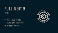 Optical Eye Letter C Business Card Image Preview