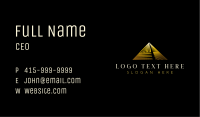 Professional Finance Pyramid Business Card Image Preview