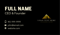 Professional Finance Pyramid Business Card Image Preview