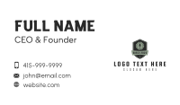 Shield Saw Blade Carpentry Business Card Image Preview